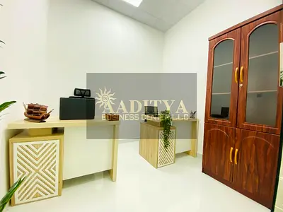 Office Fully Fitted and Furnished with Free Dewa Internet No Commission