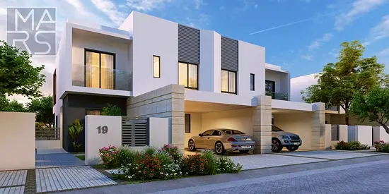 فيلا زاوية مع حديقة | مجمع سكني مسوّر شامل الخدمات