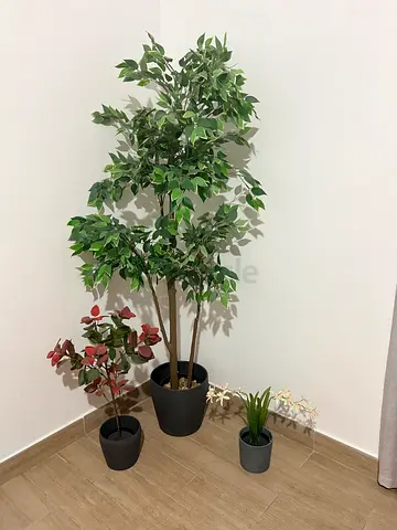 Ikea artificial plants with pots