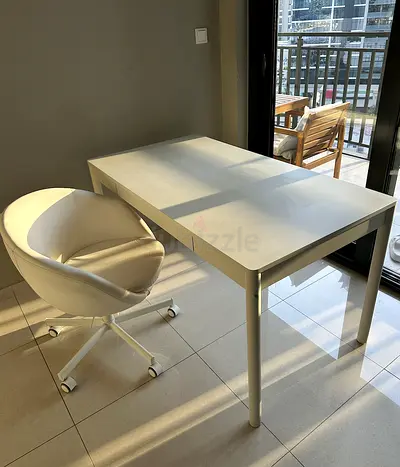 Desk with Drawer and Chair