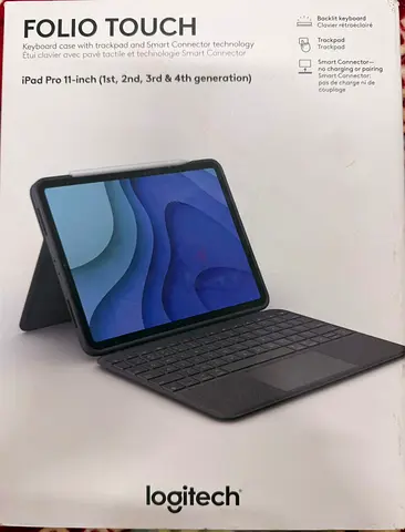Logitech Combo Touch iPad Pro 11-inch (1st, 2nd, 3rd, 4th 5th gen - 2018, 2020, 2021, 2022) Keyboard