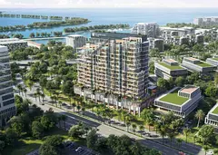 Beachfront 3BR +Maid Apartment | Flexible Payment | Pool &amp; Skyline Views