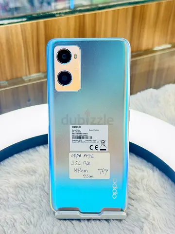 Oppo A96 256GB, Good Condition - Light Blue