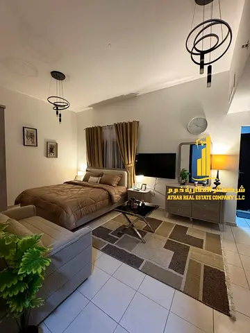 A golden opportunity! Luxurious, fully furnished studio apartment for monthly rent in Al Rawda 3, Ajman ✨