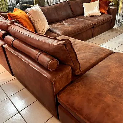 Leather Modular marina home sofa