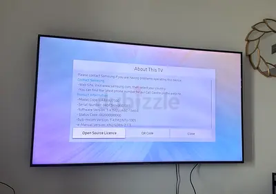 Samsung 65-inch Smart LED TV (Wall-mounted) - Good Condition