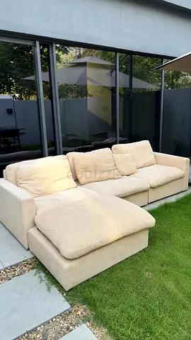 Modern Beige Modular Sofa – Good Condition