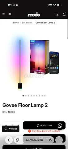 Govee Floor Lamp 2 — Smart RGB LED Standing Lamp