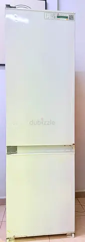 White Double-Door Refrigerator - Good Working Condition