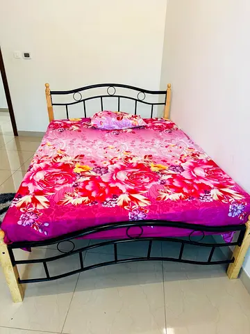 Cot with bed