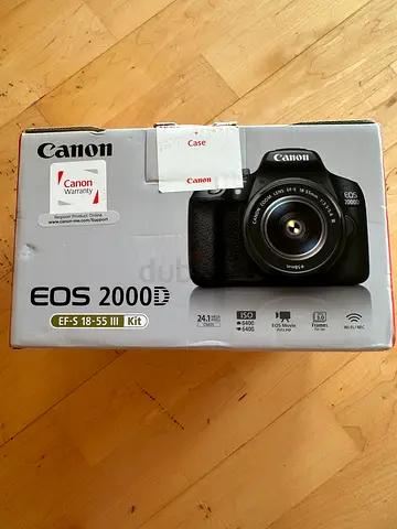 Canon EOS 2000D with EF-S 18-55mm Kit (Boxed)