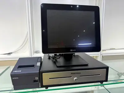 NCR POS Terminal with Epson Receipt Printer and Cash Drawer - Working Condition