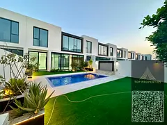 4-bedroom master villa with golf and lake views, private pool and garden, maid's room, spacious 