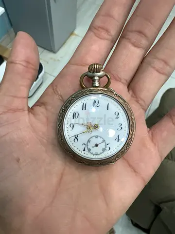 Cylindre 10 Rubis Remontoir - Vintage Silver Pocket Watch