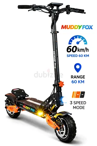 Muddy fox scooter G2 max pro dual motor with seat available also