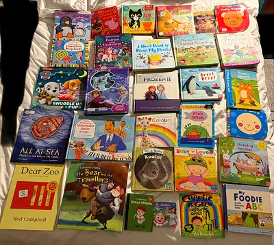 Lot of Childrens Picture Books and Board Books - Mixed Titles (Around 30)