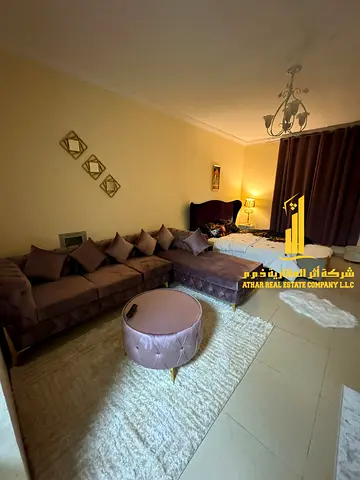 🏡 Top-Class! Brand-New Fully Furnished Studio for Monthly Rent in Al Yasmeen Towers – Al Jurf 2 ✨ 🔹 Spacious studio with elegant brand-new furnitur