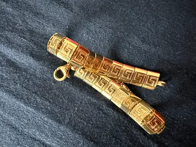 18k Gold Bracelet Versace design