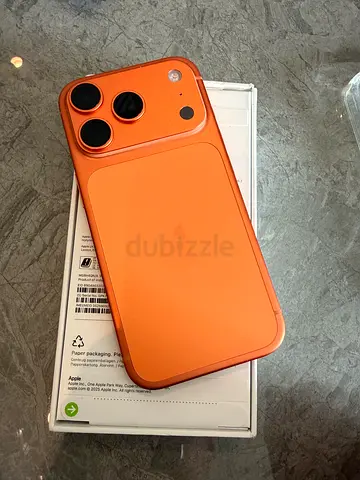 iPhone 17 256 gm (orange) with triple camera - good condition from Marts 2026