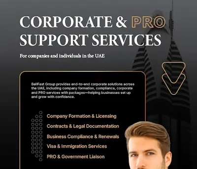 Corporate  PRO Support Services - Company Formation, Visas, Compliance (UAE)