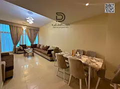 Massive 2BR (1616 sq.ft) in Ajman One Tower 7 | Fully Furnished | Open View &amp; Rented