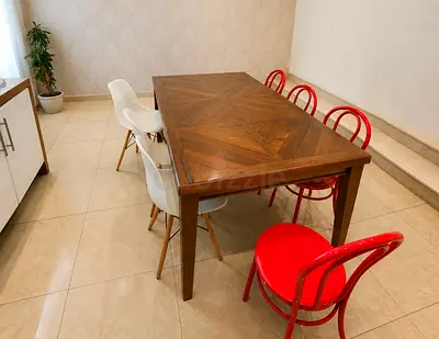 Solid Hardwood Dining Table — 8 Seater | Custom Built | Recycled Australian Timber