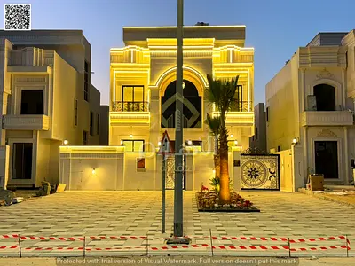 With only a 10% down payment | Own a luxury villa in Al Helio 1, Ajman | 6 master bedrooms, G+2, a