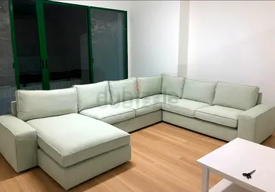 As A New Condition High Quality ikea kivik U shape sofa beige