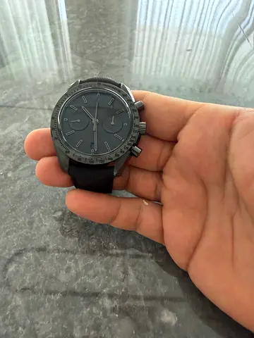 Watch Omega Speedmaster
DARK SIDE OF THE MOON
44.25 mm, black ceramic on coated nylon fabric strap