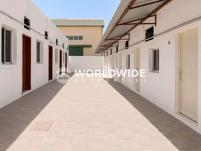 Spacious Labour Accommodation Available for Rent in Ajman | 20 Rooms | Capacity 6 to 8 Persons Per Room | Including Bills