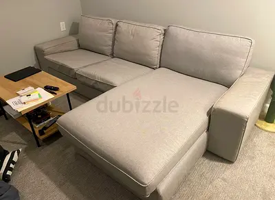 Ready To Pickup.....!IKEA KIVIK 3-seat sofa with chaise longue
