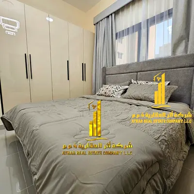اجمل شقة غرفتين وصالة ( اول ساكن ) مفروشة فرش جديد للايجار الشهرى بعجمان - الكورنيش - خلف فندق بارين