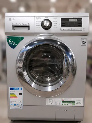 LG Front Load Washer Dryer Combo 6kg/3kg - Silver, Good Condition