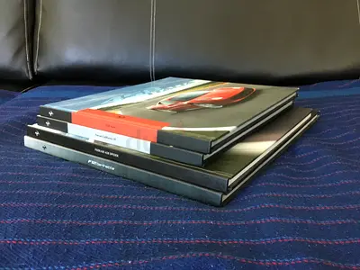4 Official FERRARI Model Sales Catalogs