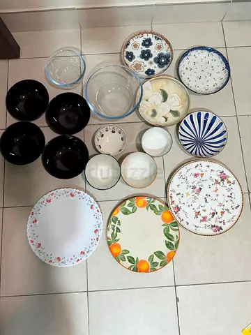 Mixed Ceramic  Glass Dinnerware Set — Ikea  Borosil (20 pcs)