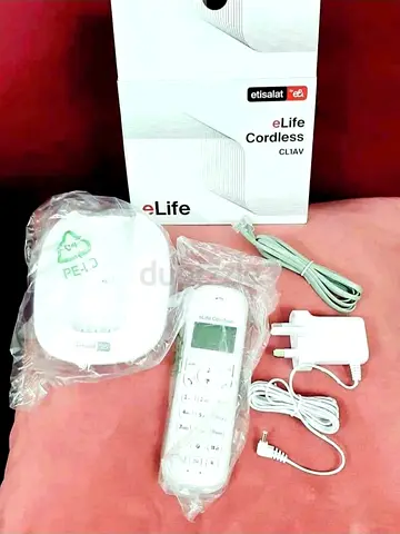 Packed piece, brand new Cordless Landline Telephone for Dhs.50 only