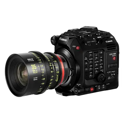 Meike FF Prime Cine Lens -35mm T2.1 for Full Frame Cinema Cameras with PL/EF/E/EFR