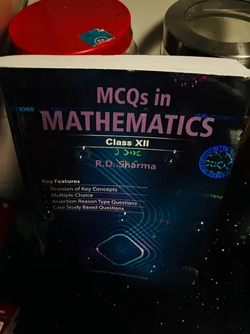 MCQs in Mathematics Class XII by R.D. Sharma