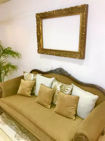 Classic golden frame
