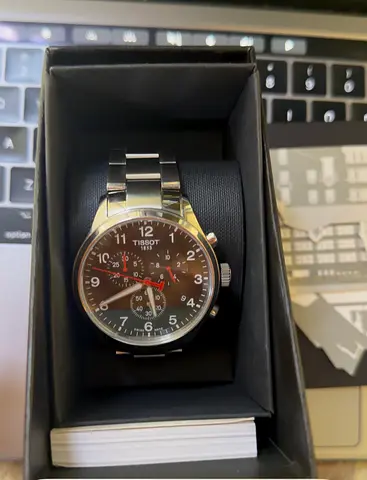 Tissot Mens Stainless Steel Chronograph Watch - Excellent Condition
