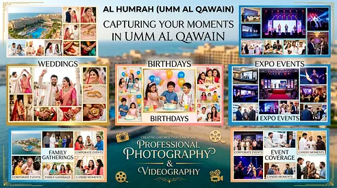 Corporate Photography  Professional Videography Services in Al Humrah, Umm Al Quwain