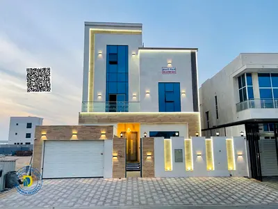 For sale: Modern villa with 7 bedrooms and a roof in Al Bahia . Super deluxe finishing. Freehold. B