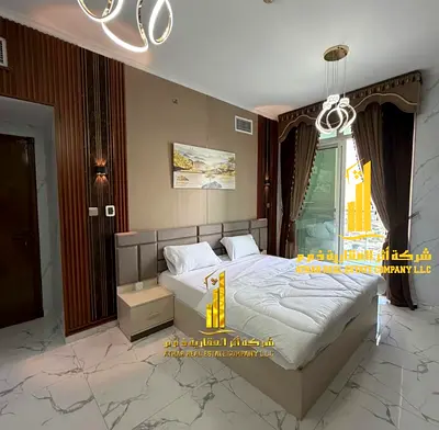 Fully furnished one-bedroom apartment with a hall, with open view, including all services, with a gym, swimming pool, and private parking.