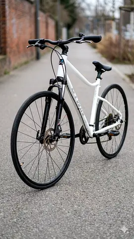 B’Twin Riverside 500 Hybrid Bike Lightweight 700c
