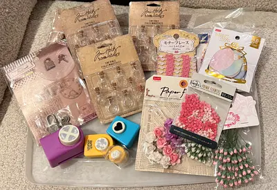 Scrapbooking craft items