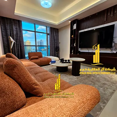 شقة غرفة  وصاله بفرش جديد راقي جدا بموقع مميز جدا شامله جميع الخدمات مع جيم، مسبح، ساونا, جاكوزي, باركينج خاص