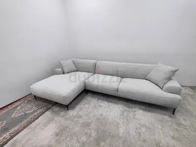 Loom collection Amelia silver lshape sofa