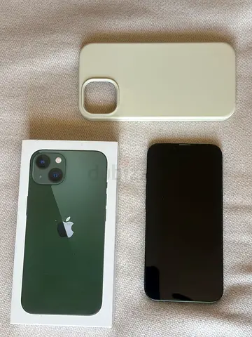 iPhone 13 with box - unlocked and very good condition - 900 aed