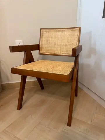 Bloomr Set of 6 Dag Dining Chair - Solid Wood with Cane Seat and Back