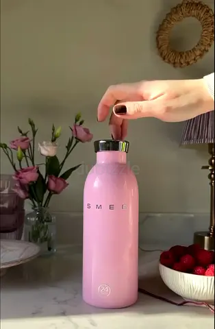 Pink SMEG x 24Bottles Clima Bottle 500 ml